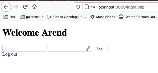 Logged in